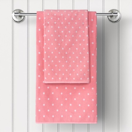 Tainted towel Doris Pink, size 70x130 cm, pink color-2
