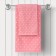 Tainted towel Doris Pink, size 70x130 cm, pink color