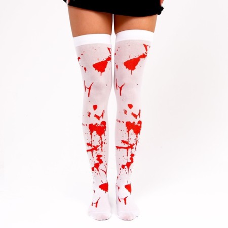 Carnival accessory- stockings "Blood"-2