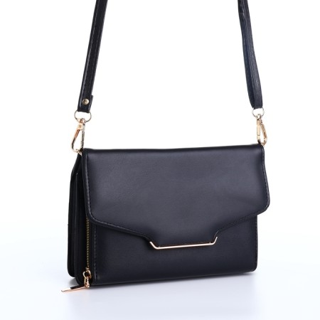 Women's bag with lightning, black color-3