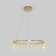 Squirrel Bogate’s Firefly 454/1, LED, 36 W, 3000K, 2965LM, 650x650 mm, brass color