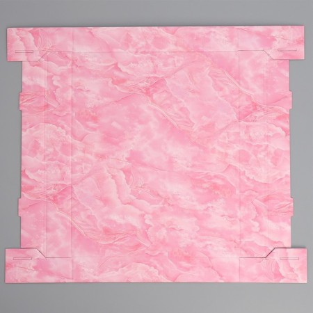 Gift folding box, packaging, "flowers", 31.2 x 25.6 x 16.1 cm-5