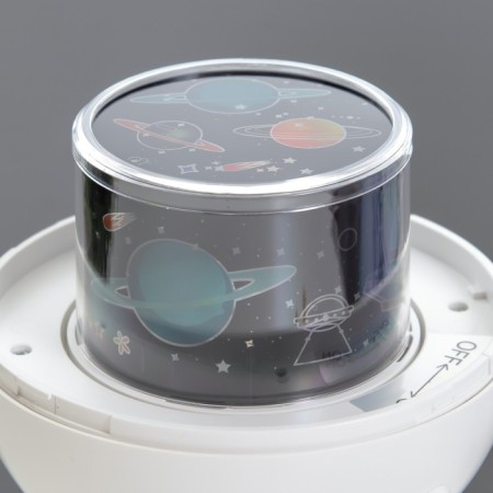Night Projector "Dog" LED 2W USB white 11x11x19 cm Risalux-16