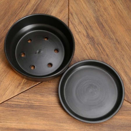 Pot of the Bonsian "OGMA" Black, 3 l-3