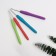 A set of hooks for knitting, d = 2-5 mm, 14 cm, 4 pcs, color colorful color