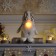 LED figure "White Gnome" 20 × 24 × 10 cm, textiles, batteries AG10x3, glow warm white