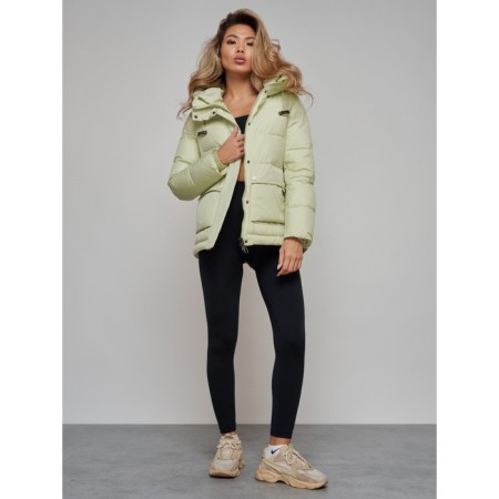 Winter Winter jacket, size 48, light green color-17