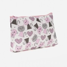 Lightning cosmetic bag, pink color