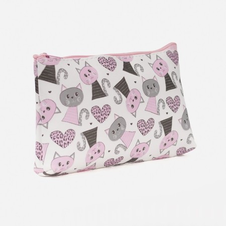 Lightning cosmetic bag, pink color