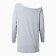 Longslit on one shoulder female minku: Basic line color gray, size 46