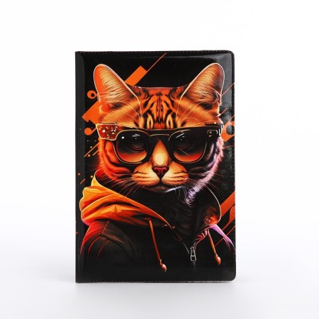 Passport cover, brown color-1