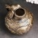 Kashpo - Vase "African Elephants" 22x26x22cm, Bronze