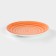 Porcelain plate Infinity, d = 24 cm, orange color
