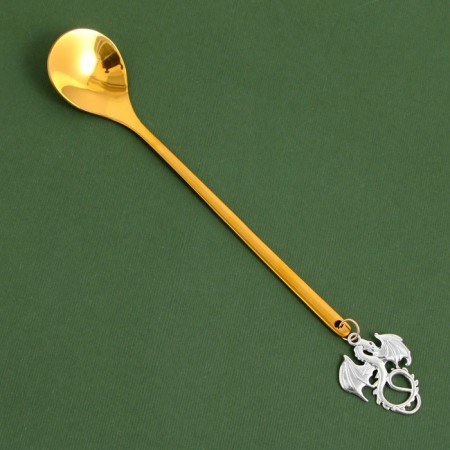 A spoon with a suspension "Miracles Out!", 2.7 x 14.8 cm-3