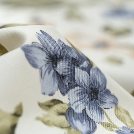 Set of curtains "Act", size 170x270 cm, blue color-1