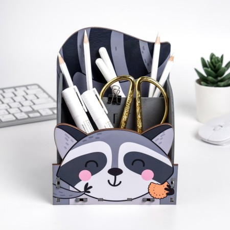 Organizer for the office "Raccoon"-1