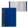 Folder with 100 A4 inserts, 700 μm, calligrata, pocket on the spine, blue