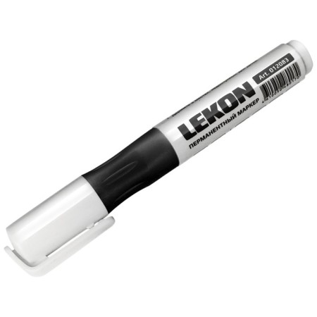 Construction marker Lekon 12083, permanent, felt, refueling, black, 2 - 3 mm-1
