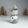 Souvenir Polystone Light "Voriski in a hat sits on the New Year's ball" Gray 7.6x9.5x15 cm