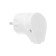 Corner fork, 10a, without salary, 220v, white