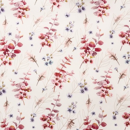 A set of packaging paper, glossy "flowers", 50 × 70 cm, 2 sheets-2