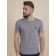Male T -shirt, 3XL size, gray color