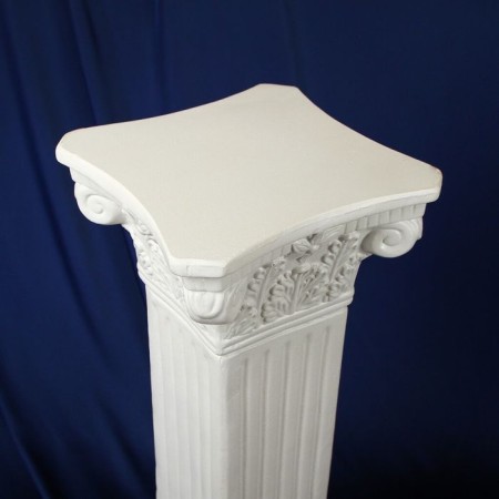 Column "Antique", white 65x27cm-3