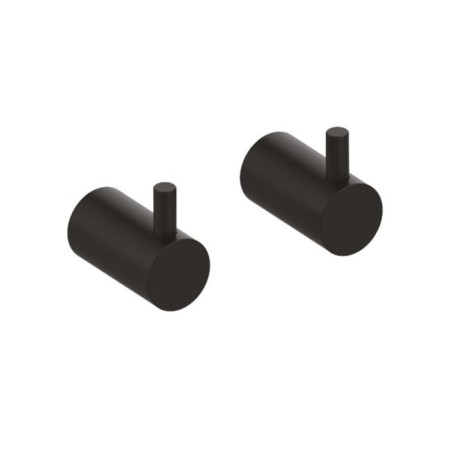 A set of single hooks IDDIS Petite, black matte
