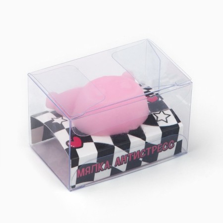 Antistress Mick "impudent, but charming", pink, 4.4 x 3.5 cm-2