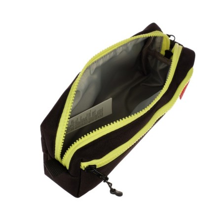 Penal soft, 2 compartments, voluminous, 100 x 210 x 50 mm, Erich Krause, Black & Yellow "48998-4