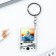 Key keychain Acrylic player "Mountains Knee", 3.5 x 10 cm