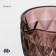 Glass Glass Magistro "Cruise", 1.1 l, pink color