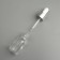 A bottle for storage, with a pipette, 10 ml, silver/white color