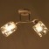 Chandelier gallop 880521 2x60W E27 white matte/chrome