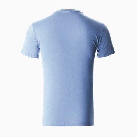 T-shirt male plain, color light blue, size 56-5