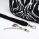 Women's bag of artificial leather "Zebra", 19x14x6 cm.