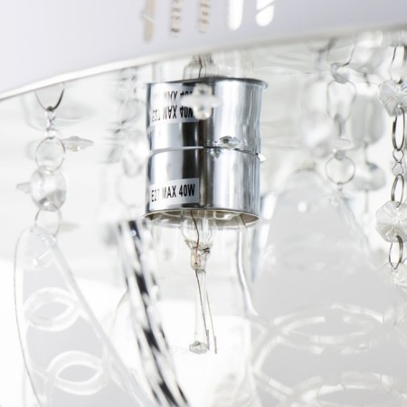 Svetogor chandelier "Murmansk" 8x60W E27 LED lighting chrome 60x60cm-14