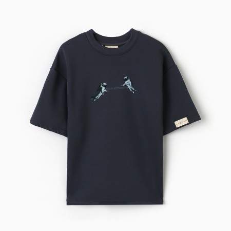 Women's T -shirt MIST MOON, graphite, r.50