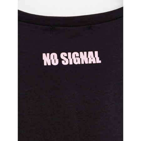Female T -shirt, size XS, black color, blue-5