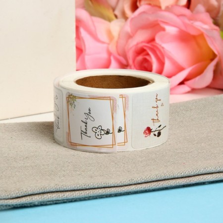 Stickers in the roll "Art", 500 pcs, 3.0 x 3.0 cm-3