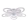 Causteen from the remote control 1911/5wt LED 160W Dimmer white 68x68x8.5 cm Bayerlux