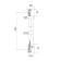 Shower hose IDDIS A5061120, reinforced PVC, 2.0 m