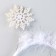 New Year's carnival set "Snowflake 1" (rim+ pompons), for the New Year