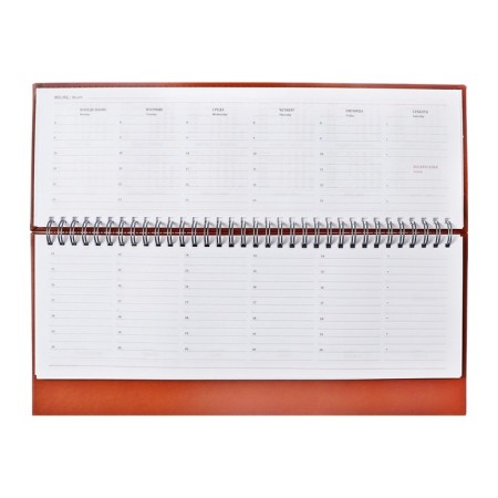 Planing is a low -off 100 x 300 mm, 56 sheets, on the crest, an artificial leather cover, brown-5