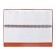 Planing is a low -off 100 x 300 mm, 56 sheets, on the crest, an artificial leather cover, brown
