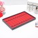Decoration for jewelry with 10 seats, 40.5 × 25 × 2.5, red color