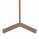 MANTRA Vector, LED, 375LM, 3000K, 130x184x320 mm table lamp, brown color