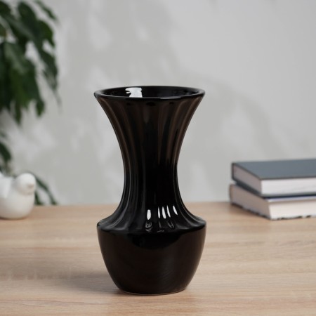 VAZA Ceramics Table "Thiago" Fears, 18x8.5 cm, black