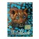 Calligrata A5 sketchbook, 50 sheets, solid cover, “leopard”, metallized cardboard with a volumetric pattern, block 100 g/m2