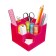 Organizer stand for the office 6 departments pink color